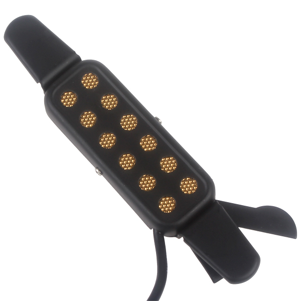 black universal electric guitar sound pickup for acoustic / classical guitar parts and accessories