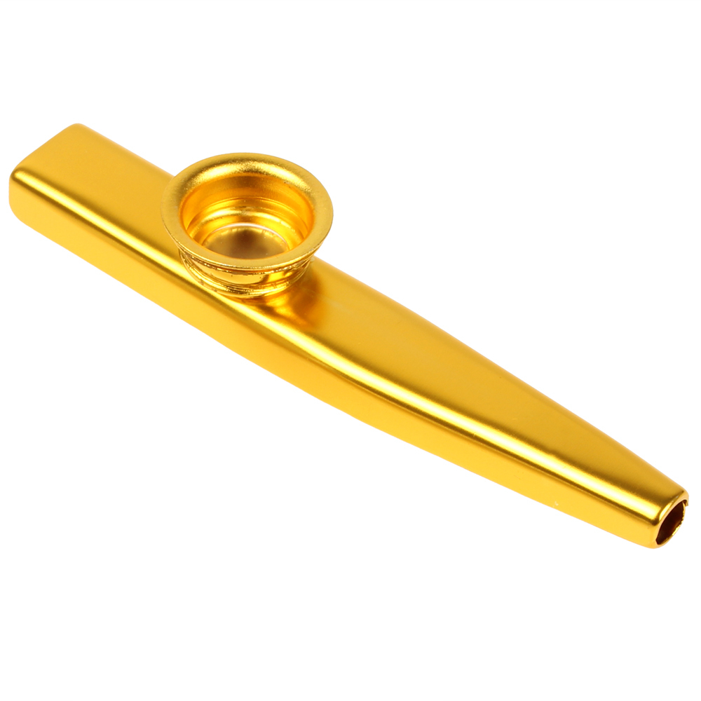 kazoo aluminum alloy metal kazoo with 5pcs flute diaphragm gift musical instrument for kids music lovers