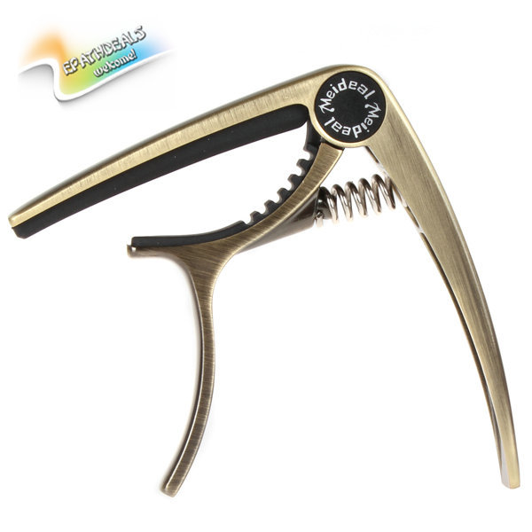 meideal mcapo10/12 alloy guitar tuner alloy guitar capo tuner guitar parts and accessories with quality steel spring