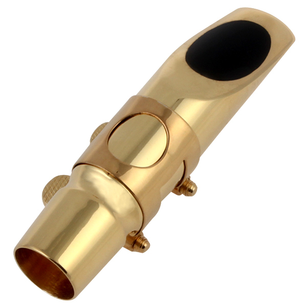 professiona gold plated alto saxophone mouthpiece metal alto sax mouthpiece 7 for playing the jazz music