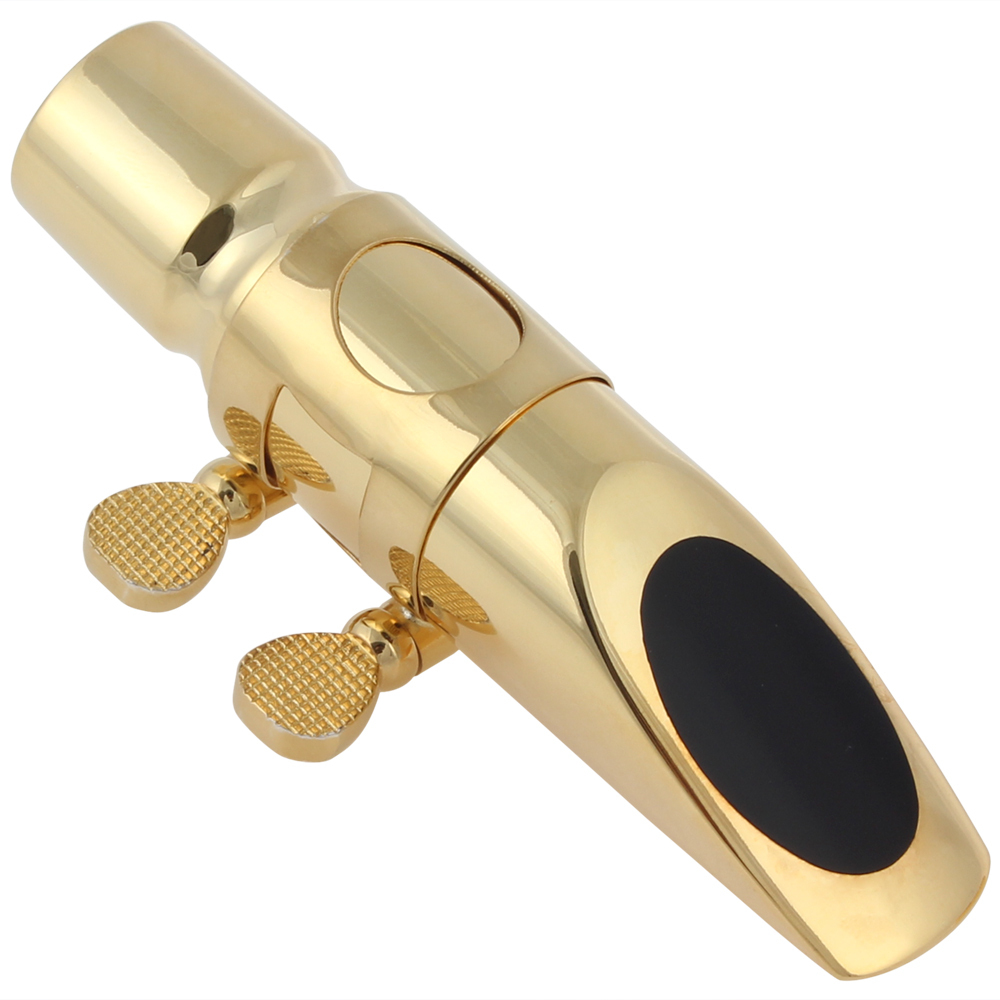 professiona gold plated metal alto saxophone mouthpiece metal alto sax mouthpiece 8 for jazz alto