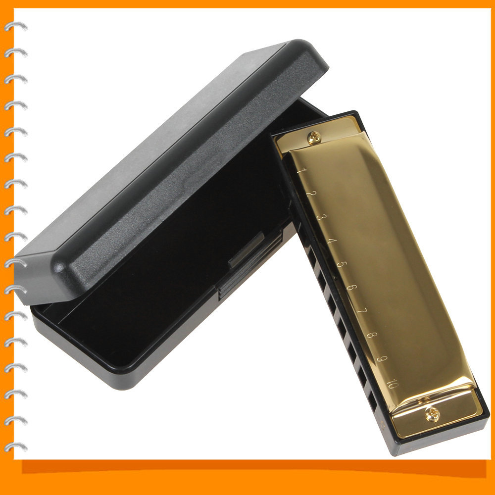 professional diatonic harmonica golden swan harmonica blues reed 10 holes 20 tones key of c / g musical instrument accessories