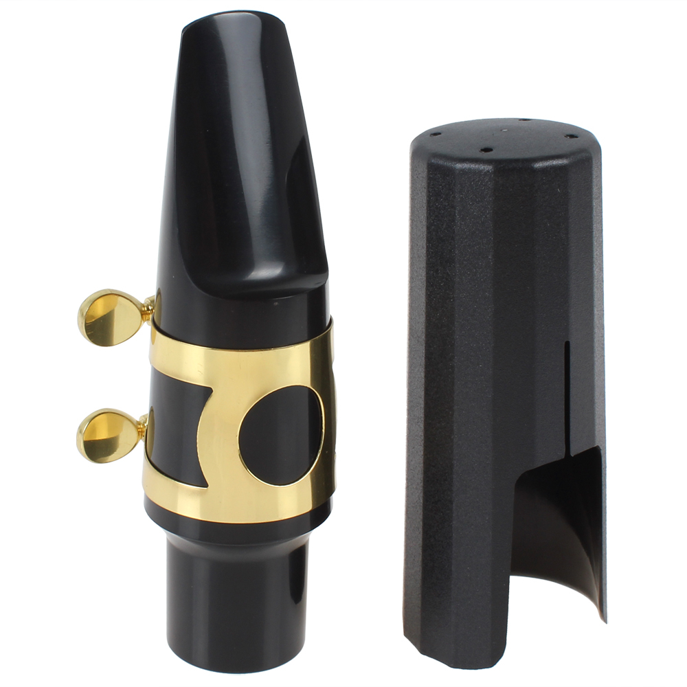usable practical tenor saxophone mouthpiece sax mouthpiece set with cap + clip + reed+ 2 x teeth pad