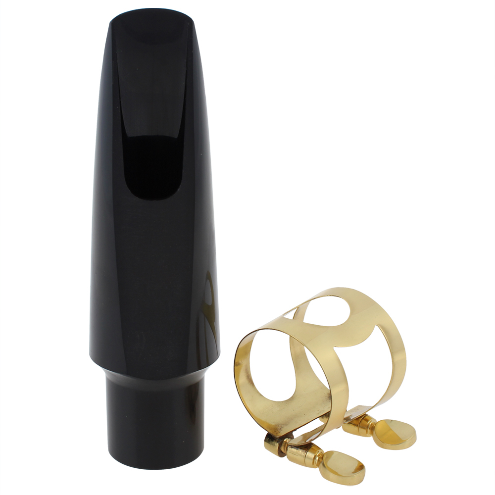 usable practical tenor saxophone mouthpiece sax mouthpiece set with cap + clip + reed+ 2 x teeth pad