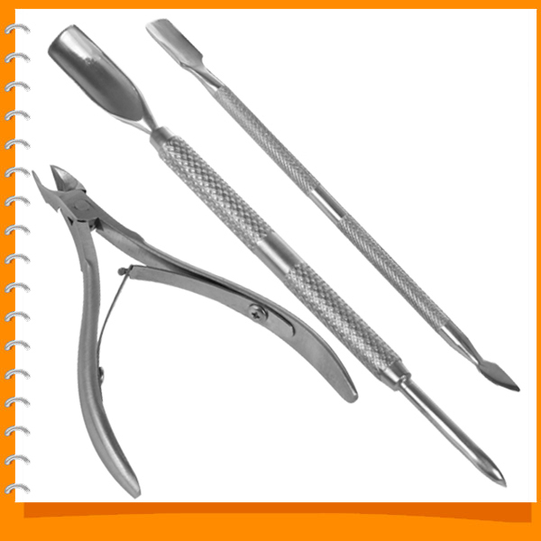 3pcs stainless steel nail tool set nail art cuticle remover pusher nipper spoon cutter clipper 3pcs stainless steel nail tool set nail art cuticle remover pusher nipper spoon cutter clipper