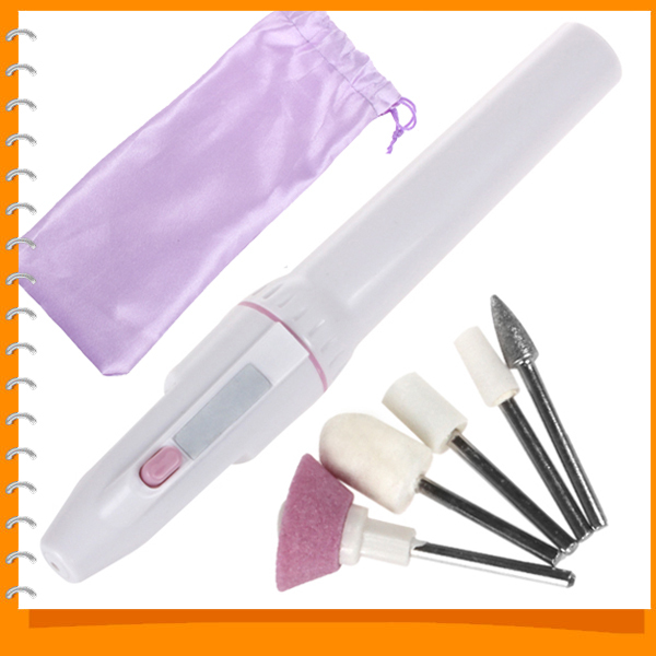 new pen shape mini electric nail art tips manicure set tools nail care fingernail machine with 5 precision crafted nail heads new pen shape mini electric nail art tips manicure set tools nail care fingernail machine with 5 precision crafted nail heads