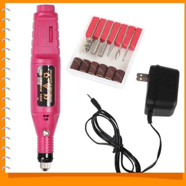 professinal mini pen electric nail art manicure set tools nail care manicure machine with 6 grind tools for polish sand drill professinal mini pen electric nail art manicure set tools nail care manicure machine with 6 grind tools for polish sand drill