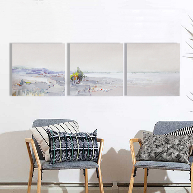 3pcs landscape printed painting oil painting on canvas home decorative art picture