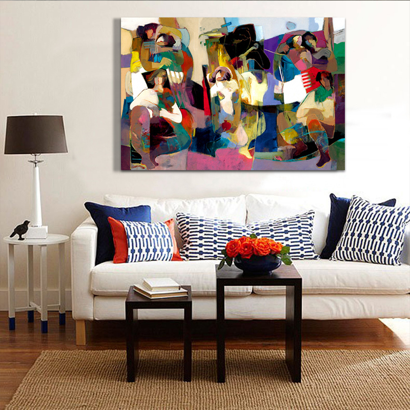 abstract oil painting hand painted oil painting on canvas home decorative art picture home decor on canvas