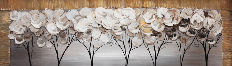 abstract oil painting trees knife hand-painted painting oil painting on canvas oil painting for home decor
