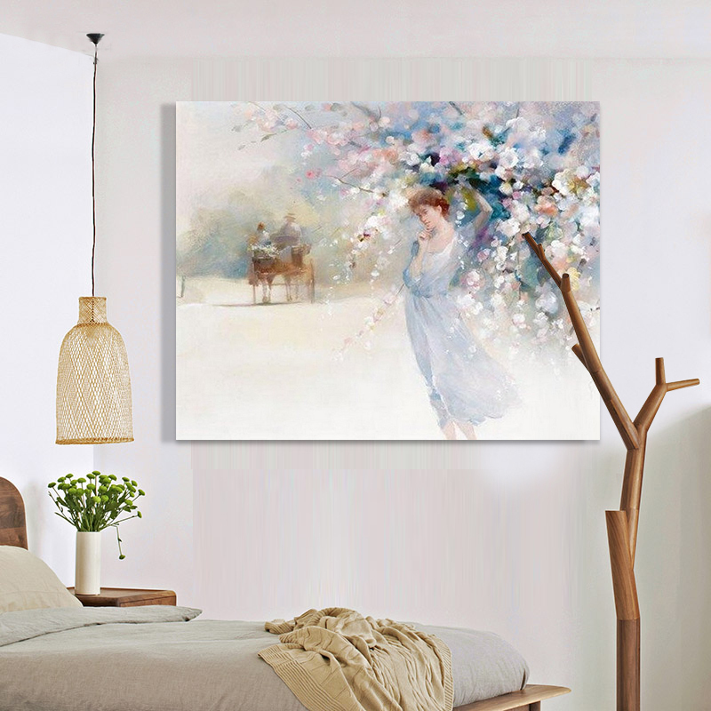 beautiful lady oil painting handed-painted oil painting on canvas oil painting for home decor wall decor beautiful lady oil painting handed-painted oil painting on canvas oil painting for home decor wall decor