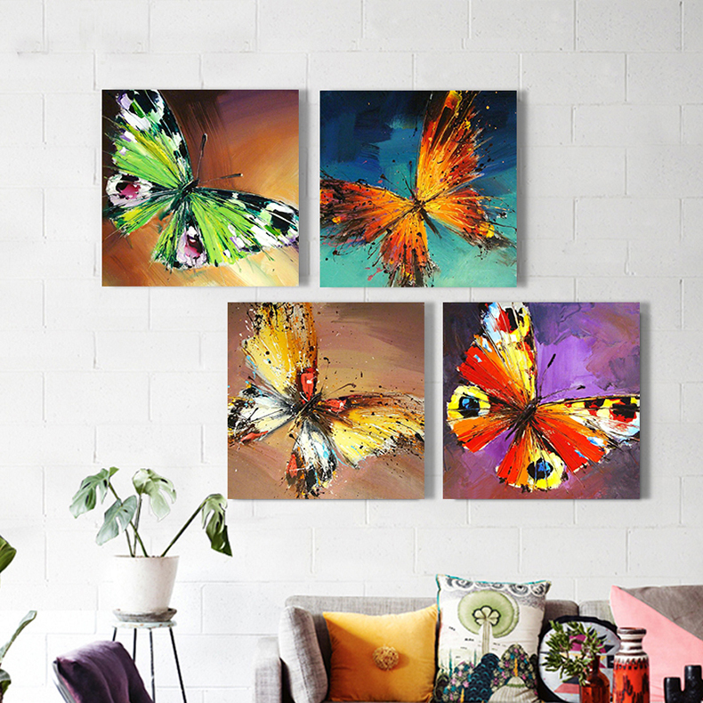 butterfly oil painting abstract oil painting hand-painted canvas painting oil painting for home decor butterfly oil painting abstract oil painting hand-painted canvas painting oil painting for home decor