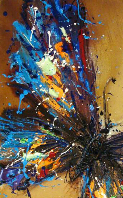 butterfly oil painting hand-painted abstract oil painting on canvas painting canvas wall art picture