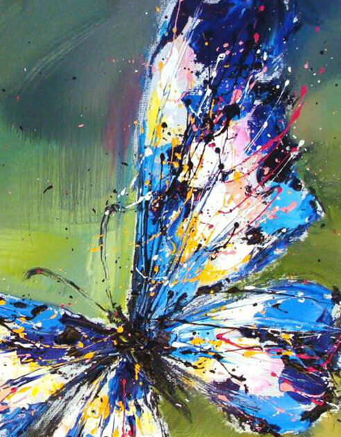 butterfly oil painting hand-painted abstract oil painting on canvas painting canvas wall art picture