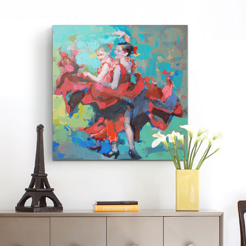 dancer oil painting hand painted painting oil painting on canvas home decorative wall art picture