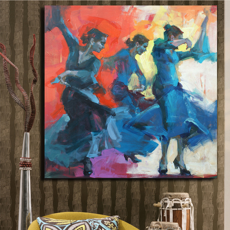dancer oil painting hand painted painting oil painting on canvas home decorative wall art picture