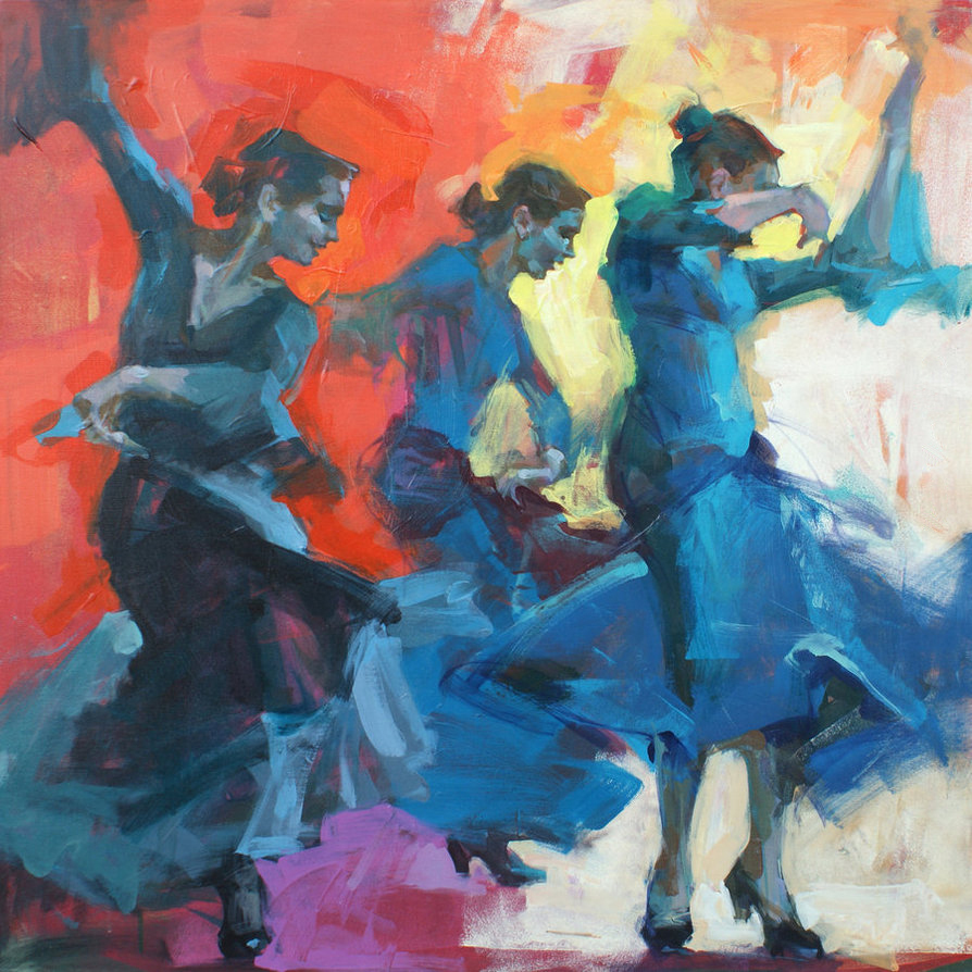 dancer oil painting hand painted painting oil painting on canvas home decorative wall art picture