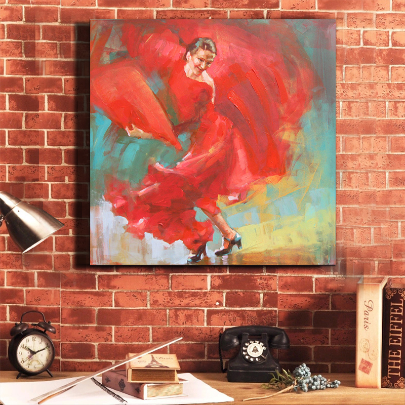 dancer oil painting hand painted painting oil painting on canvas home decorative wall art picture