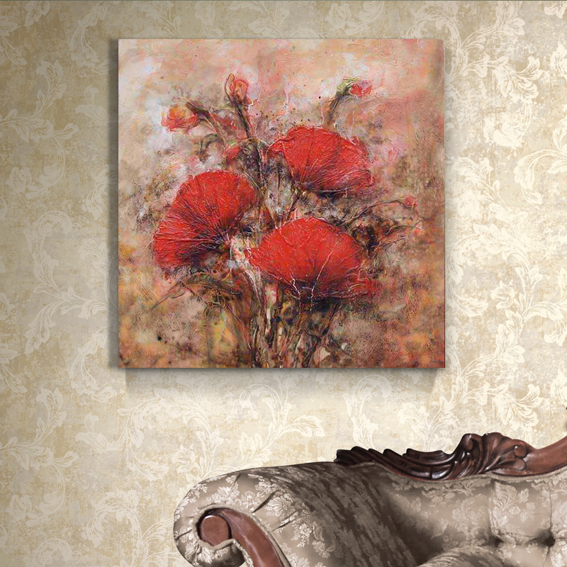 disoucnt flowers oil painting hand painted painting oil painting on canvas home decorative art picture