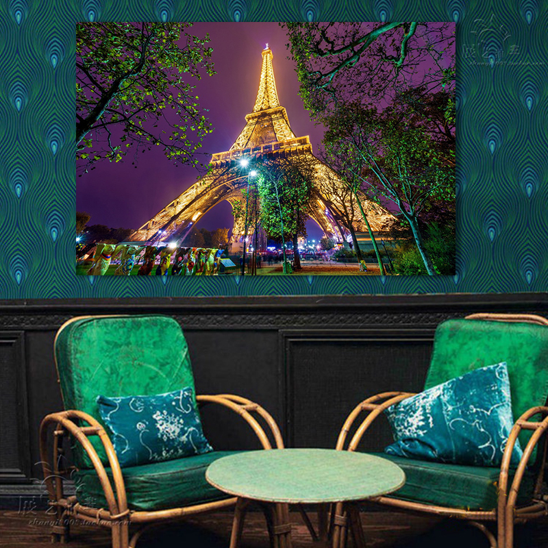 eiffel tower abstract oil painting printed painting oil painting on canvas home decoration eiffel tower abstract oil painting printed painting oil painting on canvas home decoration