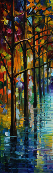 est walking in the rain abstract oil painting printed painting oil painting on canvas home decorative