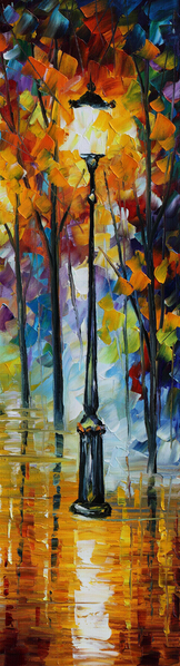 est walking in the rain abstract oil painting printed painting oil painting on canvas home decorative