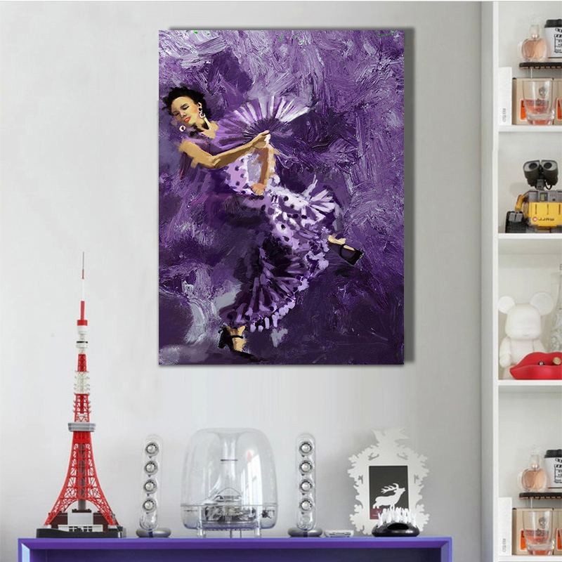 fast dancer oil painting hand painted oil painting on canvas home decorative art picture oil painting unframed fast dancer oil painting hand painted oil painting on canvas home decorative art picture oil painting unframed