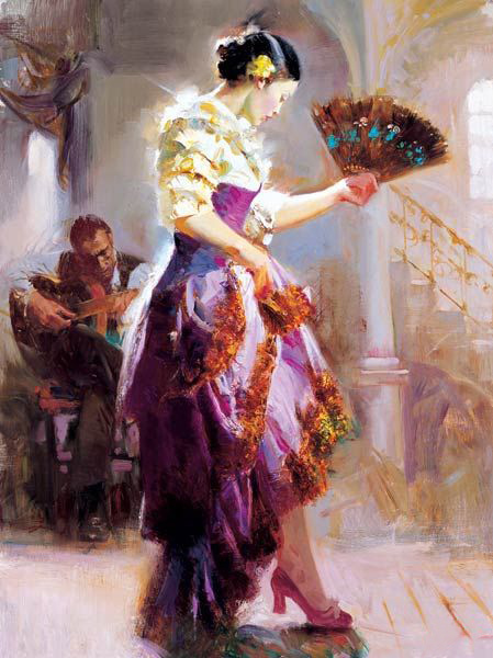 fast dancer oil painting hand painted oil painting on canvas home decorative art picture oil painting unframed