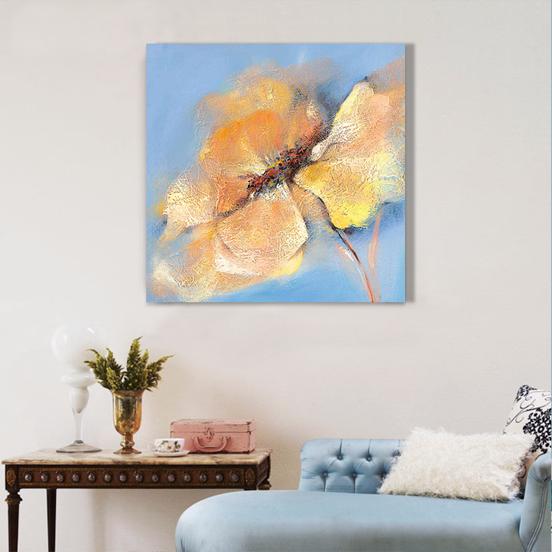 flower oil painting hand painted painting oil painting on canvas home decorative art picture