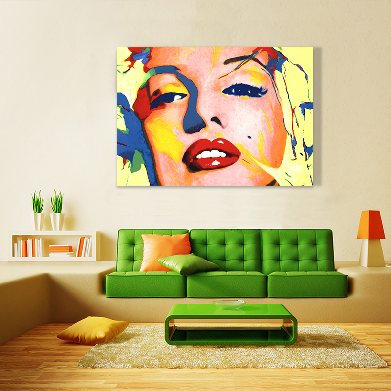 marilyn monroe abstract oil painting hand painted oil painting on canvas home decor on canvas wall art picture