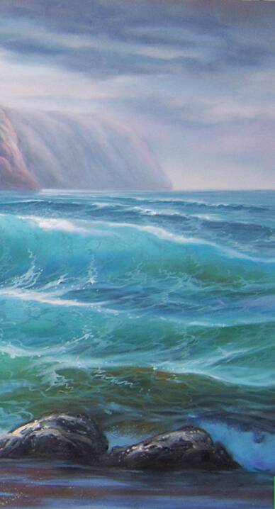 sea abstract oil painting hand-painted painting oil painting on canvas oil painting for home decor