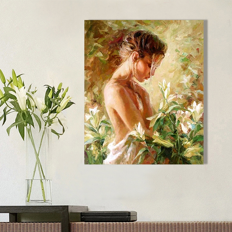 sexy lady hand painted painting oil painting on canvas oil painting for home decor wall decor