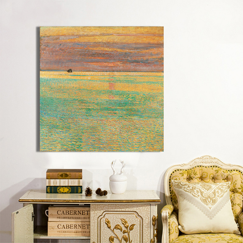 sunshine ocean hand painted painting oil painting on canvas home decorative art picture