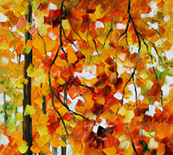 walking in the forest printed painting abstract oil painting oil painting on canvas home decorative