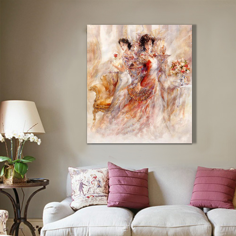 whole dancer oil painting hand painted painting oil painting on canvas home decorative wall art picture