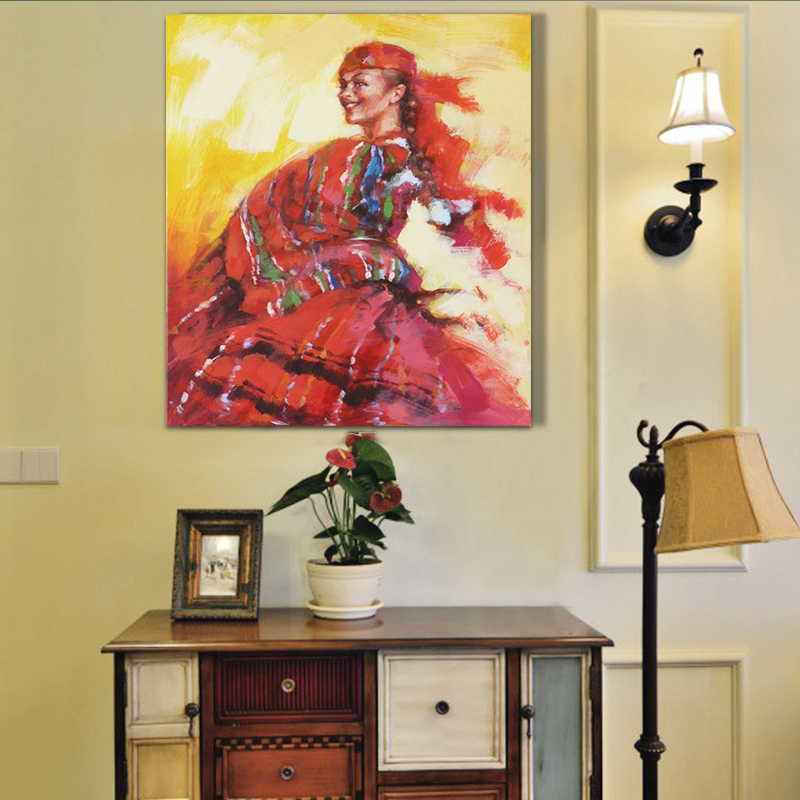 whole dancer oil painting hand painted painting oil painting on canvas home decorative wall art picture