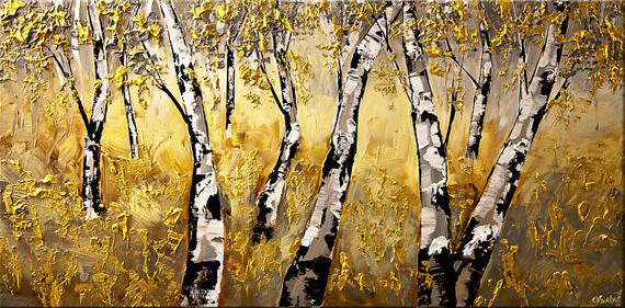 whole forest oil painting hand painted painting oil painting on canvas home decorative art picture