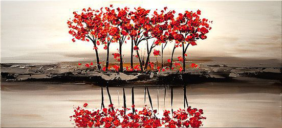 whole forest oil painting hand painted painting oil painting on canvas home decorative art picture