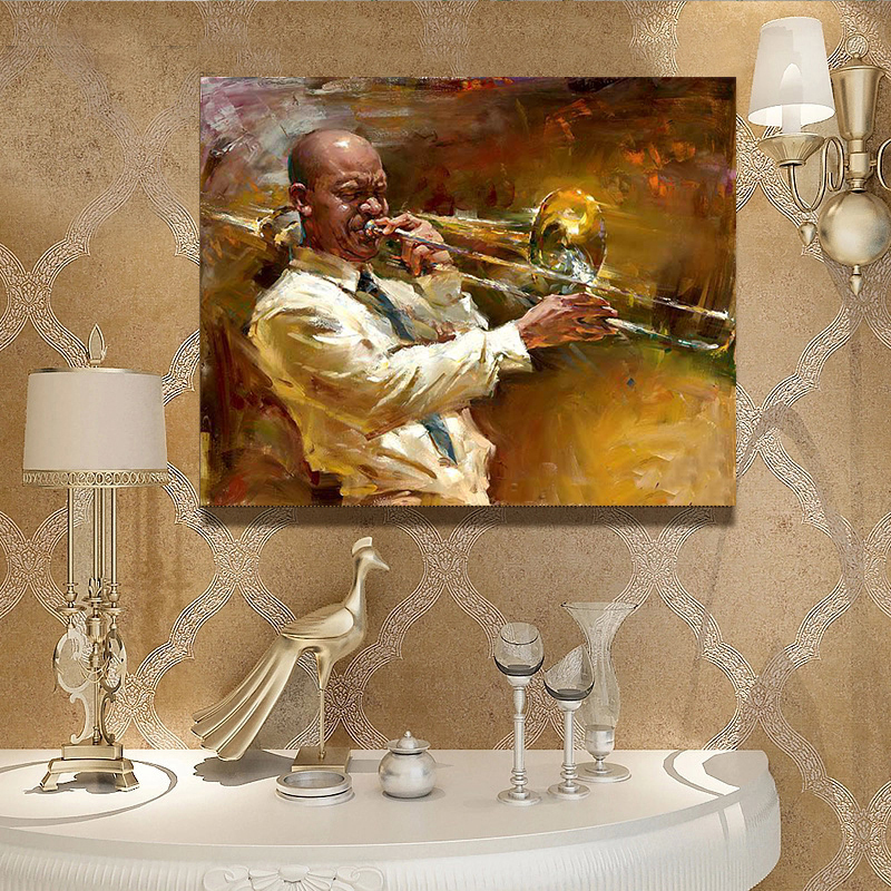 whole musician hand painted painting oil painting on canvas home decorative art picture whole musician hand painted painting oil painting on canvas home decorative art picture