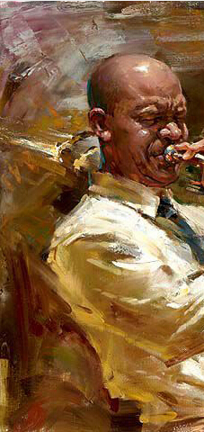 whole musician hand painted painting oil painting on canvas home decorative art picture