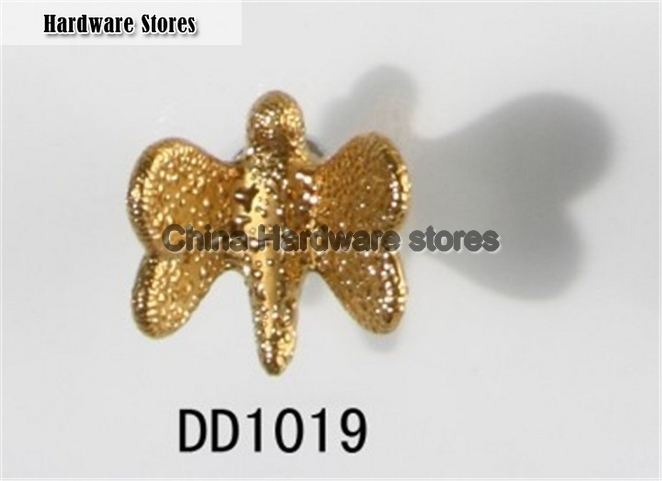 new design bird ceramic knob gold plated antique furniture knob wardrobe cupboard knobs drawer dresser knobs cabinet pull DD1019
