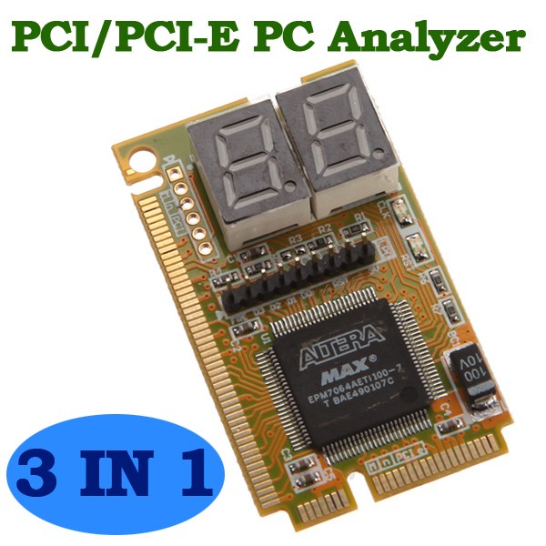 2015 new selling 3 in 1 mini pci/pci-e lpc 2-digit pc analyzer tester post card for notebook laptop newest