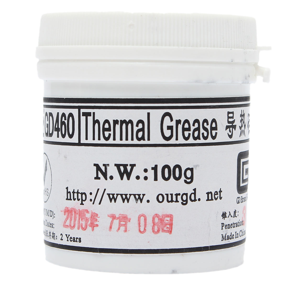 good quality compound heatsink thermal paste grease canner 100g for pc cpu radiator cooling