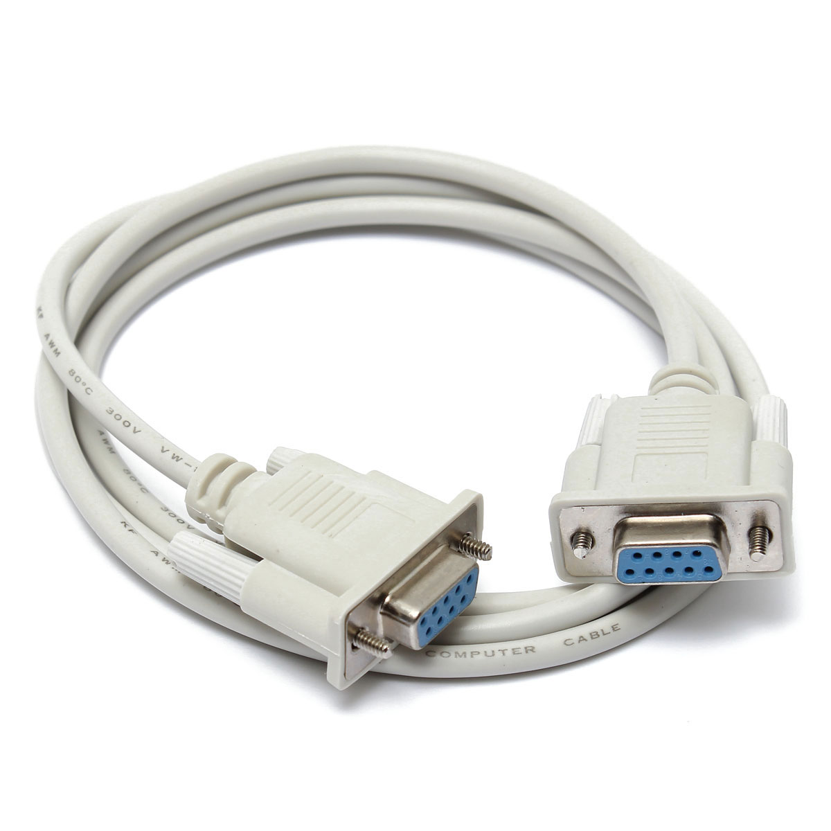 new 1.5m serial rs232 9 pin female to female db9 9-pin pc converter extension cable new 1.5m serial rs232 9 pin female to female db9 9-pin pc converter extension cable