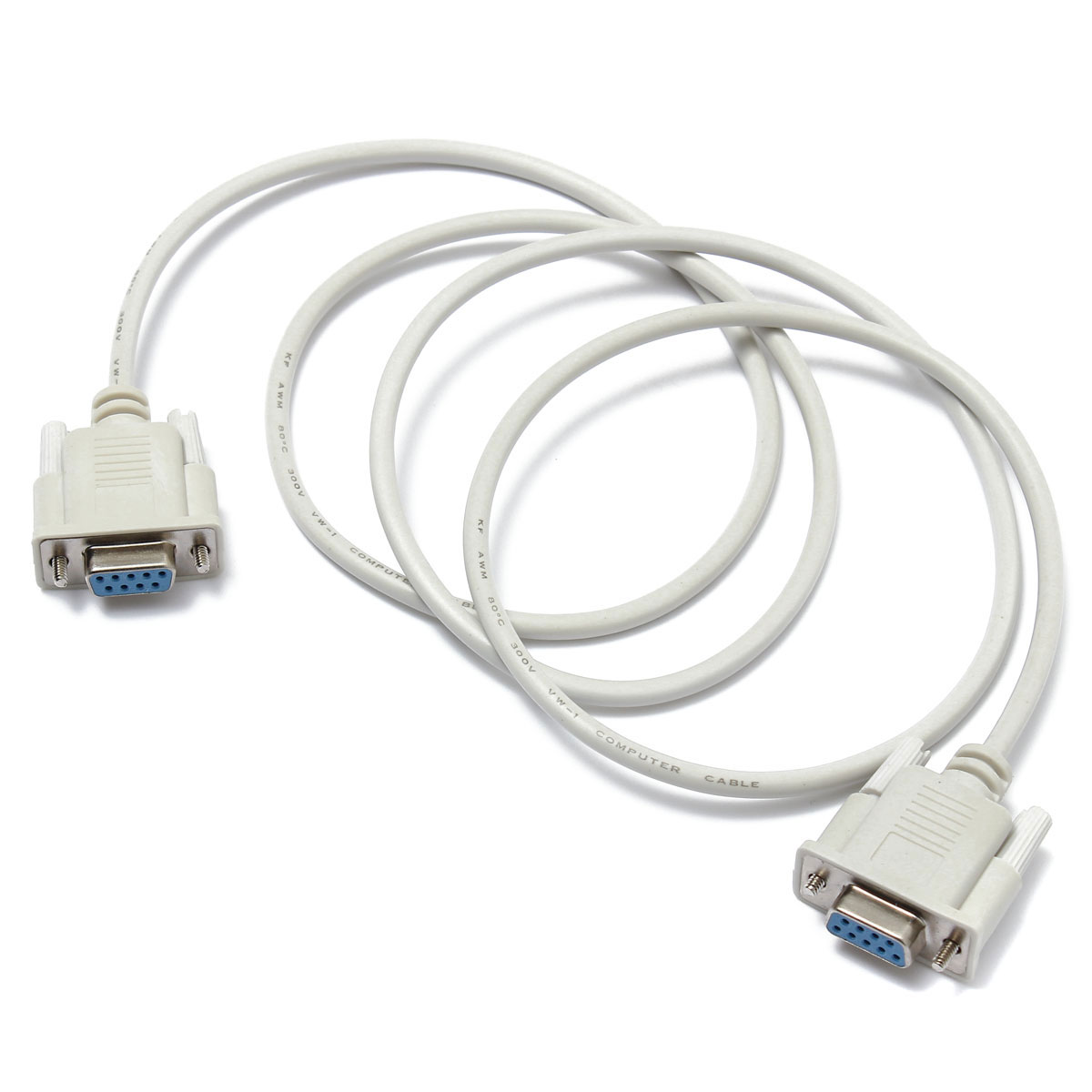 new 1.5m serial rs232 9 pin female to female db9 9-pin pc converter extension cable