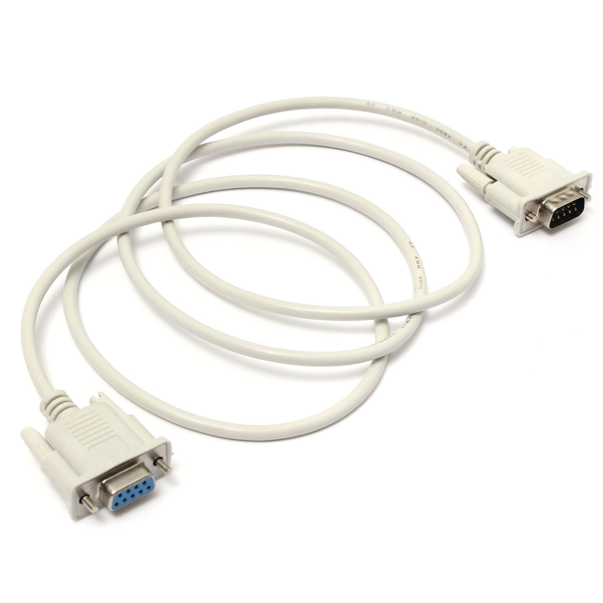 new 1.5m serial rs232 9-pin male to female db9 9-pin pc converter extension cable new 1.5m serial rs232 9-pin male to female db9 9-pin pc converter extension cable