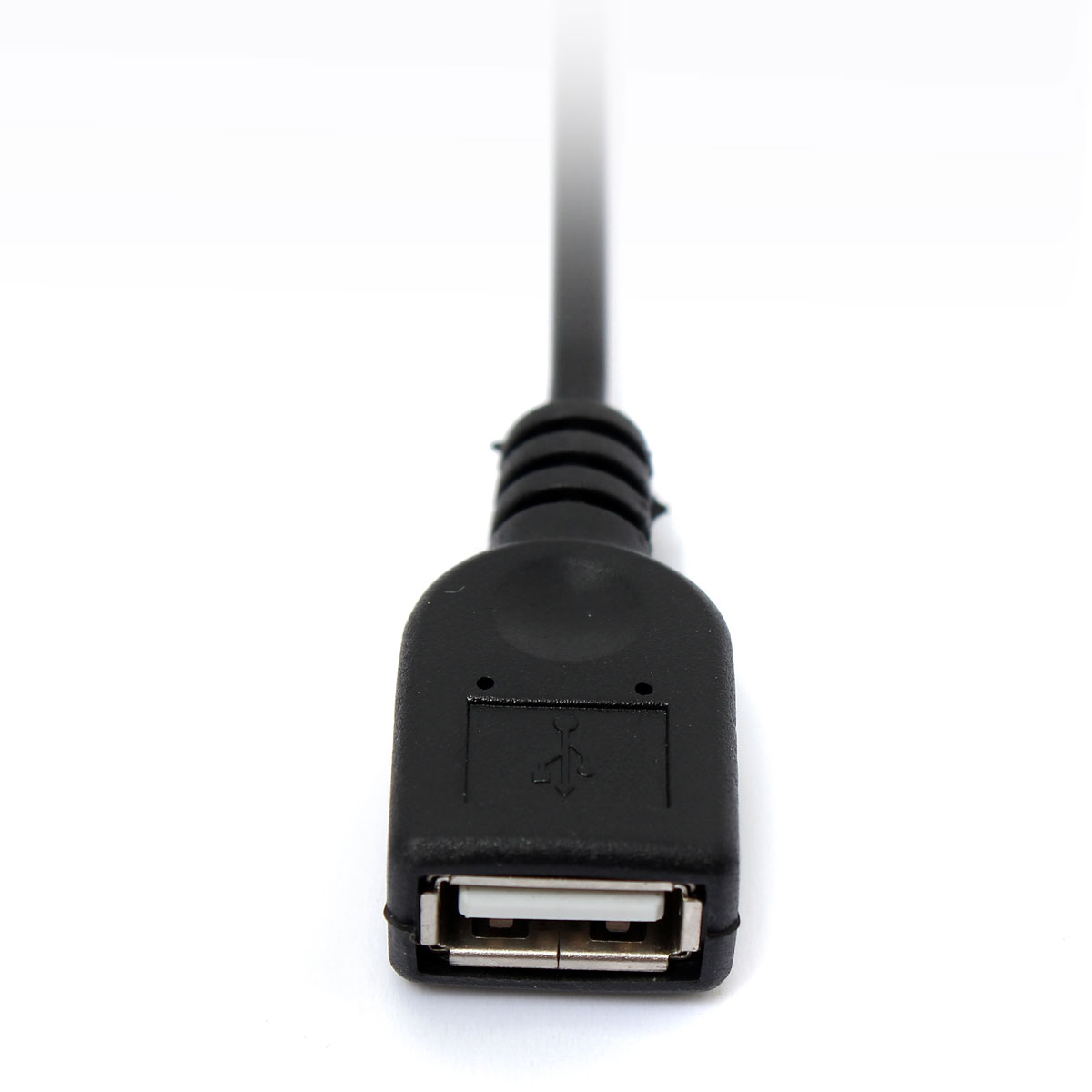 new 12cm dcpower cable usb female to dc5.5x2.1mm female extension convertor black