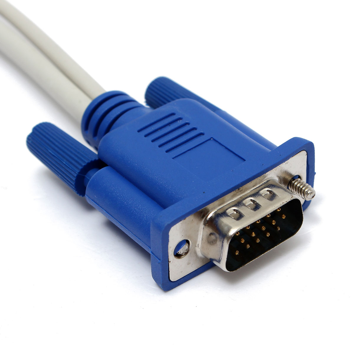 new 24cm vga svga to s-video rca composit converter adapter cable for tv pc laptop