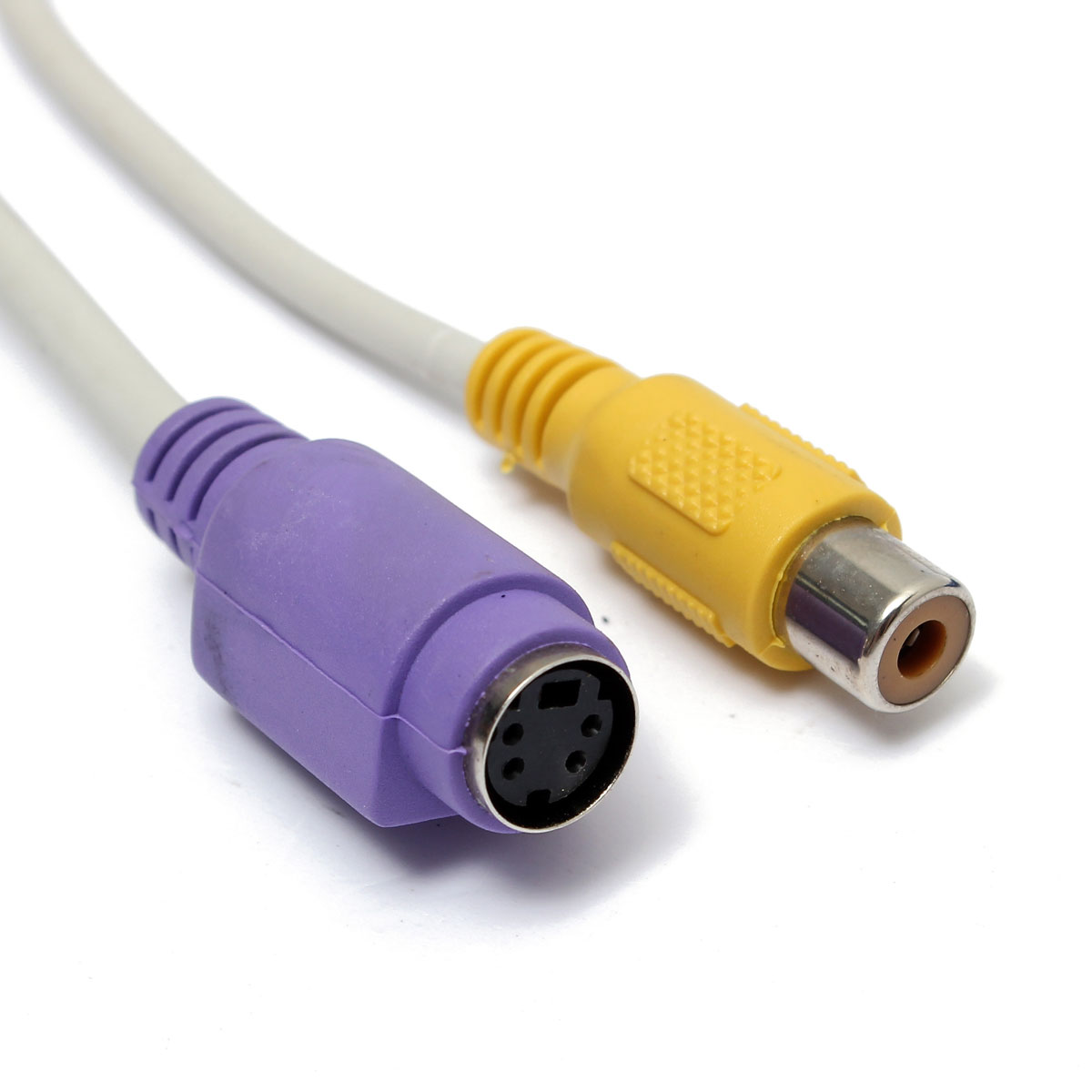 new 24cm vga svga to s-video rca composit converter adapter cable for tv pc laptop