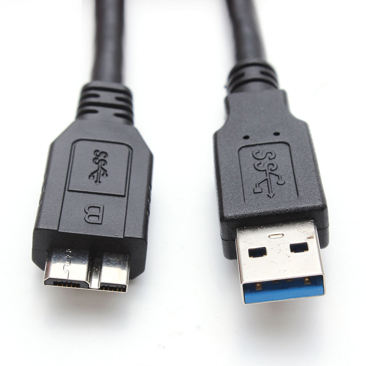 new 3ft 3feet 1m black standard usb 3.0 male type a to micro-b data cable high speed